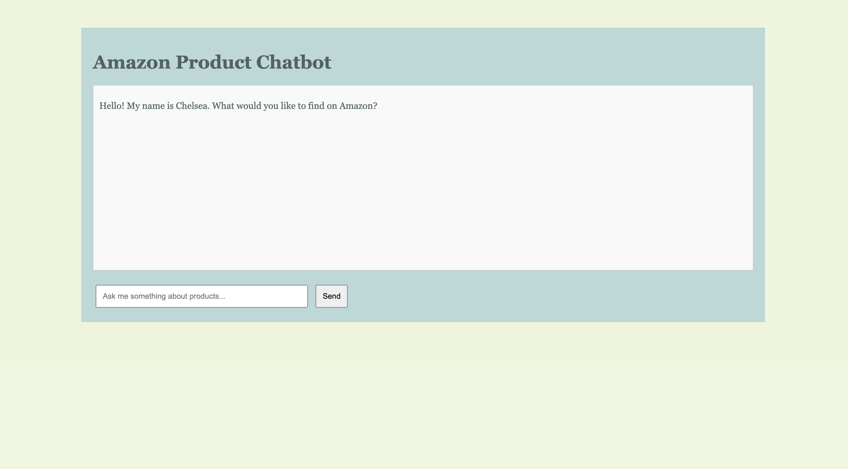 AI-based Chatbot Project
